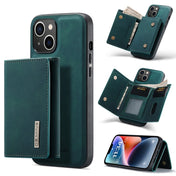 For iPhone 14 DG.MING M1 Series 3-Fold Multi Card Wallet Leather Case(Green) Eurekaonline