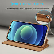 For iPhone 14 LC.IMEEKE Hon Ancient Series Flip Leather Phone Case (Brown) Eurekaonline