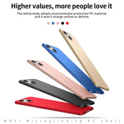 For iPhone 14 MOFI Frosted PC Ultra-thin Hard Case (Black) Eurekaonline