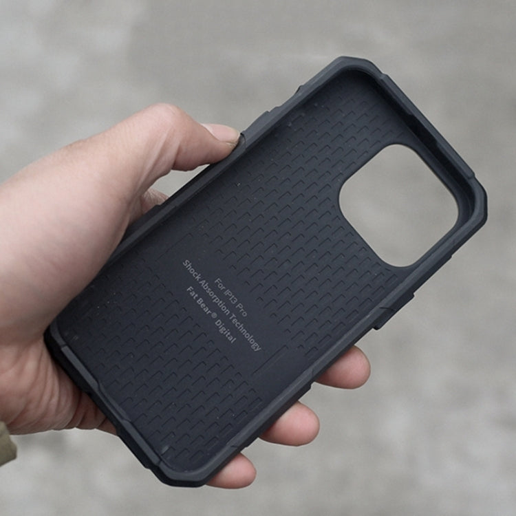 For iPhone 14 Pro Max FATBEAR Armor Shockproof Cooling Case (Black) Eurekaonline