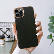 For iPhone 14 Pro Max Genuine Leather Ostrich Texture Nano Case (Black) Eurekaonline
