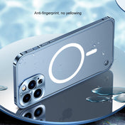 For iPhone 14 Pro Max Metal Frame Frosted PC Shockproof MagSafe Case (Gold) Eurekaonline