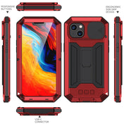 For iPhone 14 R-JUST Shockproof Waterproof Dust-proof Case (Red) Eurekaonline