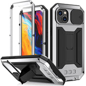For iPhone 14 R-JUST Shockproof Waterproof Dust-proof Case (Silver) Eurekaonline