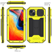 For iPhone 14 R-JUST Shockproof Waterproof Dust-proof Case (Yellow) Eurekaonline