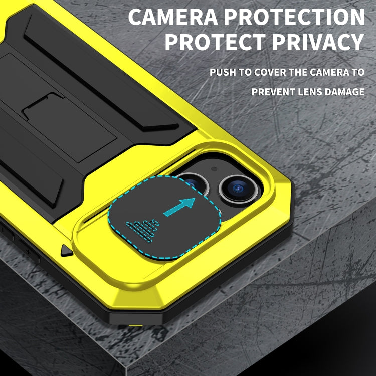 For iPhone 14 R-JUST Shockproof Waterproof Dust-proof Case (Yellow) Eurekaonline