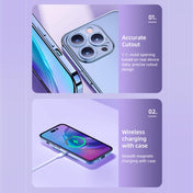 For iPhone 14 ROCK Frosted Plated Phone Case (Blue) Eurekaonline