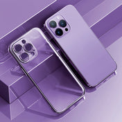 For iPhone 14 ROCK Frosted Plated Phone Case (Purple) Eurekaonline