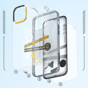 For iPhone 14 ROCK InShare Travel Series PC+TPU Phone Case (D915 Highway) Eurekaonline