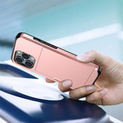 For iPhone 14 Shockproof Armor Protective Phone Case with Slide Card Slot (Army Green) Eurekaonline