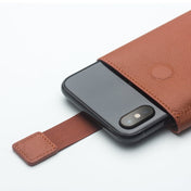 For iPhone X / XS QIALINO Nappa Texture Top-grain Leather Horizontal Flip Wallet Case with Card Slots(Brown) Eurekaonline