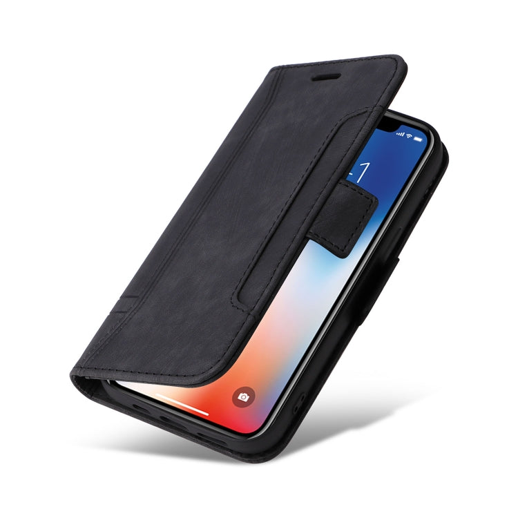 For iPhone XR BETOPNICE Dual-side Buckle Leather Phone Case(Black) Eurekaonline