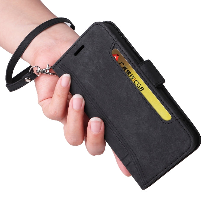 For iPhone XR BETOPNICE Dual-side Buckle Leather Phone Case(Black) Eurekaonline