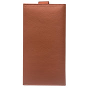 For iPhone XR QIALINO Nappa Texture Top-grain Leather Horizontal Flip Wallet Case with Card Slots(Brown) Eurekaonline
