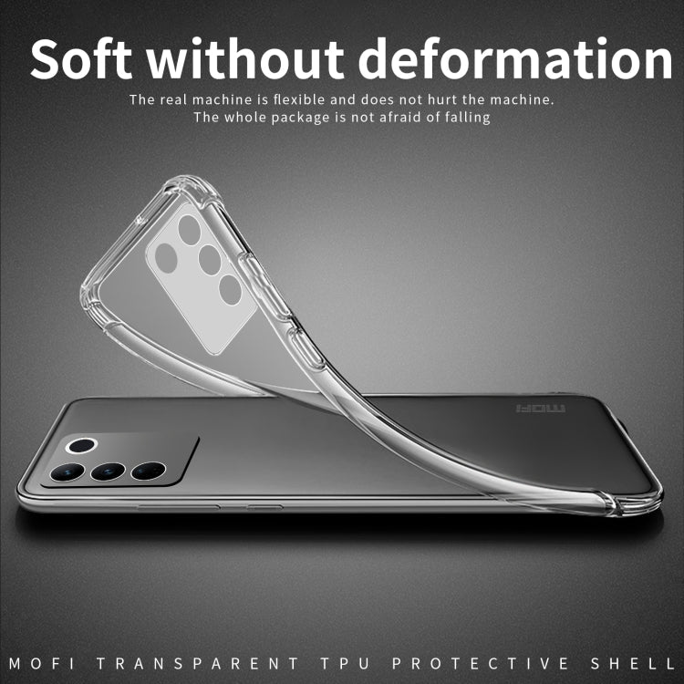 For vivo S16e MOFI Ming Series Ultra-thin TPU Phone Case(Transparent) Eurekaonline