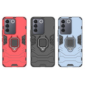 For vivo S16e Magnetic Ring Holder PC + TPU Phone Case(Red) Eurekaonline