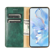 For vivo X90 Gloss Oil Solid Color Magnetic Leather Phone Case(Brown) Eurekaonline