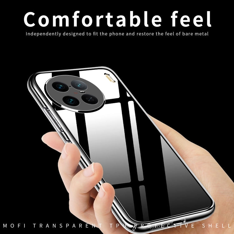 For vivo X90 Pro+ MOFI Ming Series Ultra-thin TPU Phone Case(Transparent) Eurekaonline