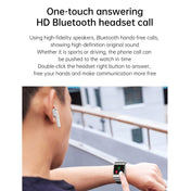 G36pro 1.3 inch IPS Screen Earphone Smart Watch,Support Blood Pressure Measurement / Sleep Monitoring(Black) Eurekaonline