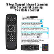 G7V Pro 2.4GHz Fly Air Mouse LED Backlight Wireless Keyboard Remote Control with Gyroscope for Android TV Box / PC, Support Intelligent Voice Eurekaonline
