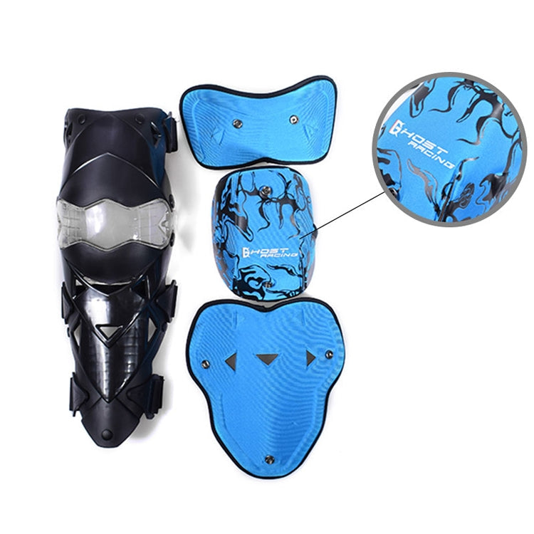 GHOST RACING GR-HX05 Motorcycle Riding Protective Gear Keep Warm Anti-Wind Anti-Fall Locomotive Knee Pad(Yellow) Eurekaonline