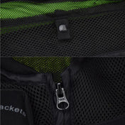 GHOST RACING GR-Y06 Motorcycle Riding Vest Safety Reflective Vest, Size: L(Black) Eurekaonline