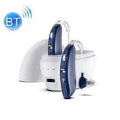 GM-301 Hearing Aid Rechargeable Sound Amplifier,Spec: With Charging Pod Blue+White Eurekaonline