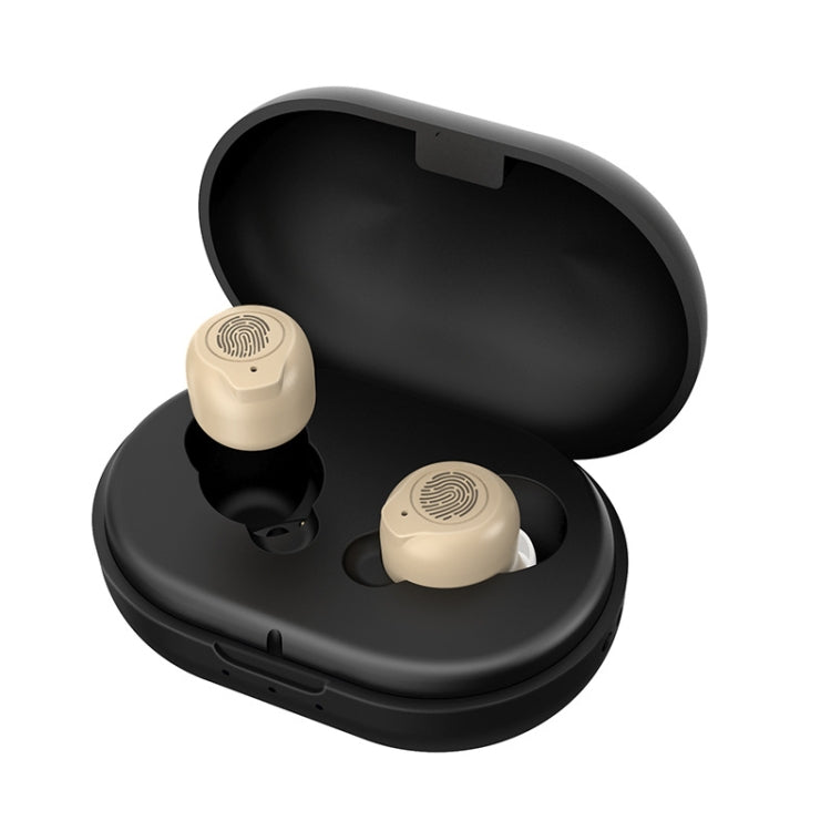 GM-902 Wireless Magnetic Charging Bluetooth Hearing Aids Elderly Sound Amplifier(Skin-color+Black) Eurekaonline