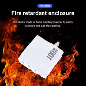 GaN 100W Dual USB + Dual USB-C/Type-C Multi Port Charger for Apple MacBook Series US / EU Plug Eurekaonline
