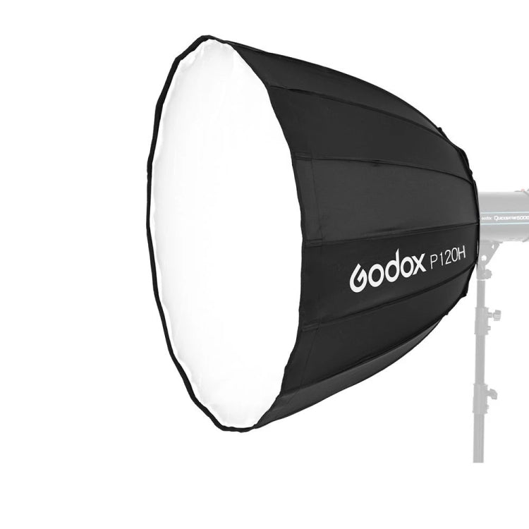Godox P120H 120cm Deep Parabolic Softbox Reflector Diffuser Studio Light Box (Black) Eurekaonline