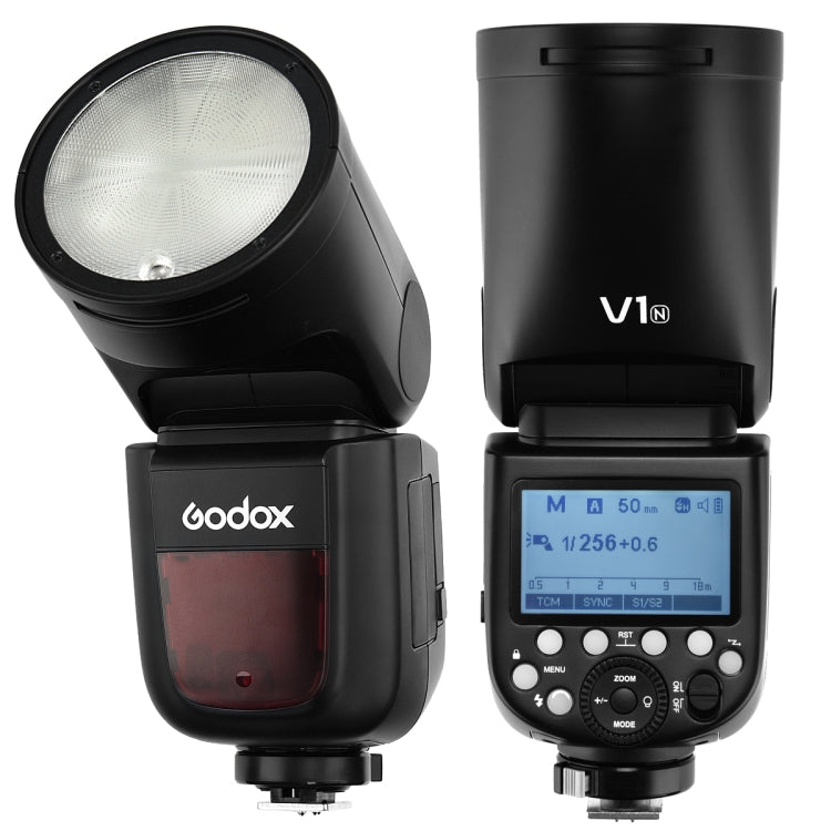 Godox V1N Round Head TTL Flash Speedlite for Nikon (Black) Eurekaonline