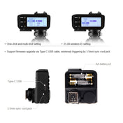 Godox X2T-C E-TTL II Bluetooth Wireless Flash Trigger for Canon (Black) Eurekaonline