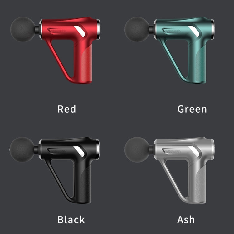 HB-008  Triangular Electric Fascia Gun Body Massage Gun, Specification: Button Style(Silver) Eurekaonline
