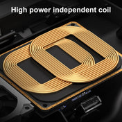 HFC-1052 Car Qi Standard Wireless Charger 15W / 10W Quick Charging for Audi A6L 2019-2022, Left Driving Eurekaonline