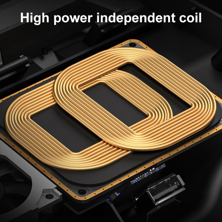 HFC-1053 Car Qi Standard Wireless Charger 15W / 10W Quick Charging for Audi A3 2021-2022, Left Driving Eurekaonline