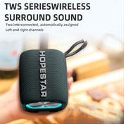 HOPESTAR H54 RGB Light TWS Waterproof Wireless Bluetooth Speaker(Grey) Eurekaonline