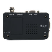 HOWEI HW-2404 BNC / S-Video to VGA Video Converter(Black) Eurekaonline