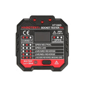 HT106 Socket Testers Voltage Test Detector Ground Line Neutral Line Live Line Leakage Electroscope(US Plug) Eurekaonline
