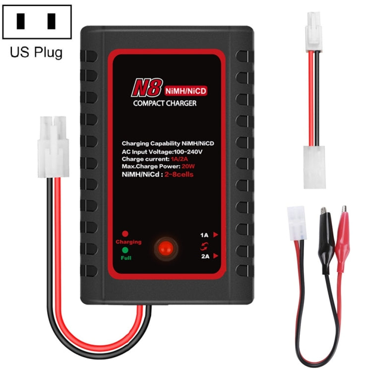 HTRC N8 Ni-MH Ni-Cr Battery Charger Smart Balance Charger, US Plug Eurekaonline