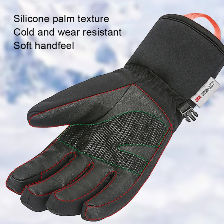 HUNTRANGE A055 Waterproof Riding Sports Touch Screen Keep Warm Gloves, Size: XL(Black) Eurekaonline