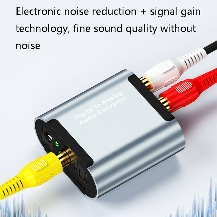 HW-25DA R/L Digital To Analog Audio Converter With 3.5mm Jack SPDIF Audio Decoder with SPDIF+USB Cable Eurekaonline