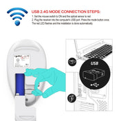 HXSJ T36 2.4G Bluetooth 5.0+3.0 Three-mode Silent Design Wireless Bluetooth Mouse (Silver) Eurekaonline