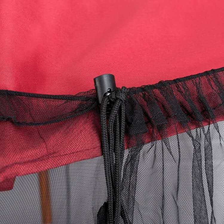 HY-0205 300 x 230 cm Outdoor Parasol Anti-mosquito Net Cover, Dimensions: Folding Tents(Black) Eurekaonline
