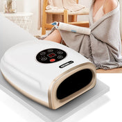 Hand Finger Joint Massager Wrist Palm Physiotherapy Mouse Hand Meridian Acupoint Massager, Specification: Charging(Pearl White) Eurekaonline