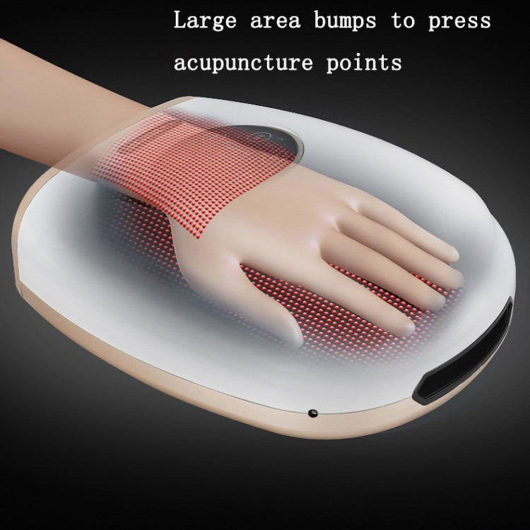 Hand Finger Joint Massager Wrist Palm Physiotherapy Mouse Hand Meridian Acupoint Massager, Specification: Charging(Pearl White) Eurekaonline