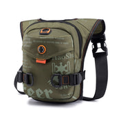 HaoShuai 5126 Outdoor Riding Leg Bag Multifunctional Sports Men Chest Bag Portable Waist Bag Messenger Bag(Army Green) Eurekaonline