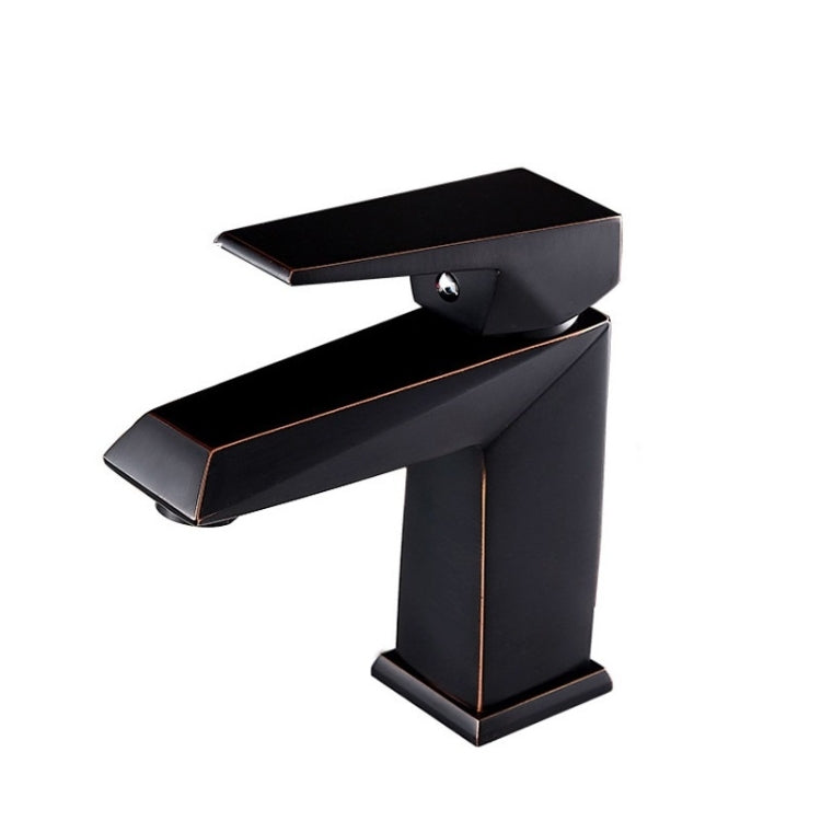 Hardware Faucet Bathroom Hot & Cold Water Faucet, Specification: Black 99508 Eurekaonline
