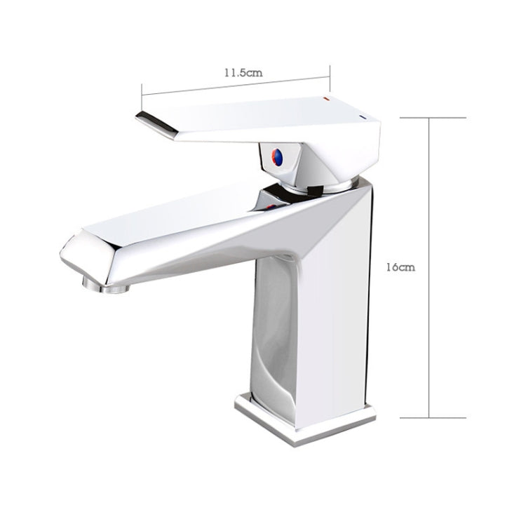 Hardware Faucet Bathroom Hot & Cold Water Faucet, Specification: Electroplating 81502 Eurekaonline
