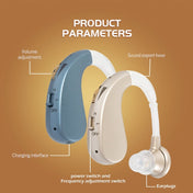 Hearing Aid Audiphones Sound Amplifier EU Plug(Golden) Eurekaonline