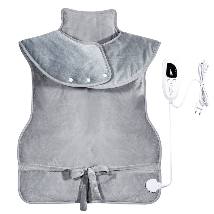 Heated Shoulder Guards Neck Guards Electric Heated Shawls Electric Blankets US Plug(Silver Gray) Eurekaonline